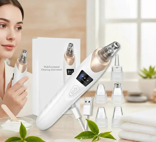 lectric Blackhead Remover | Vacuum Acne & Pore Cleaner | 5 Heads Suction Machine | Skin Care & Exfoliating Tool